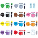 Colortime Paints BB Set contains 11color Words (37pcs)