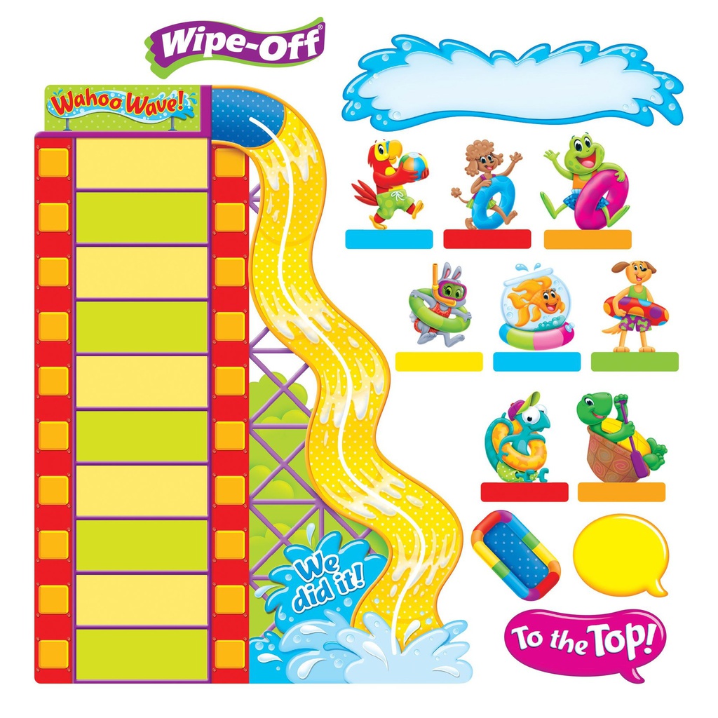 PLAYTIME PALS GOAL SETTING ADVENTURES WIPE OFF BB Set(40pcs)  (35.5&quot;x26&quot;)(90cmx66cm)