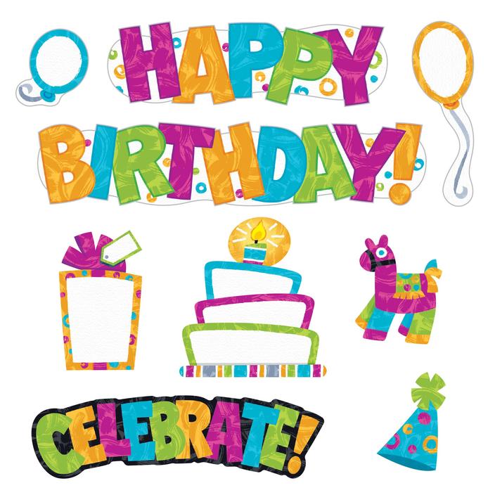 Color Harmony Wipe Off Birthday Mini BB set (15 pcs) (25.5''=64.7cm)