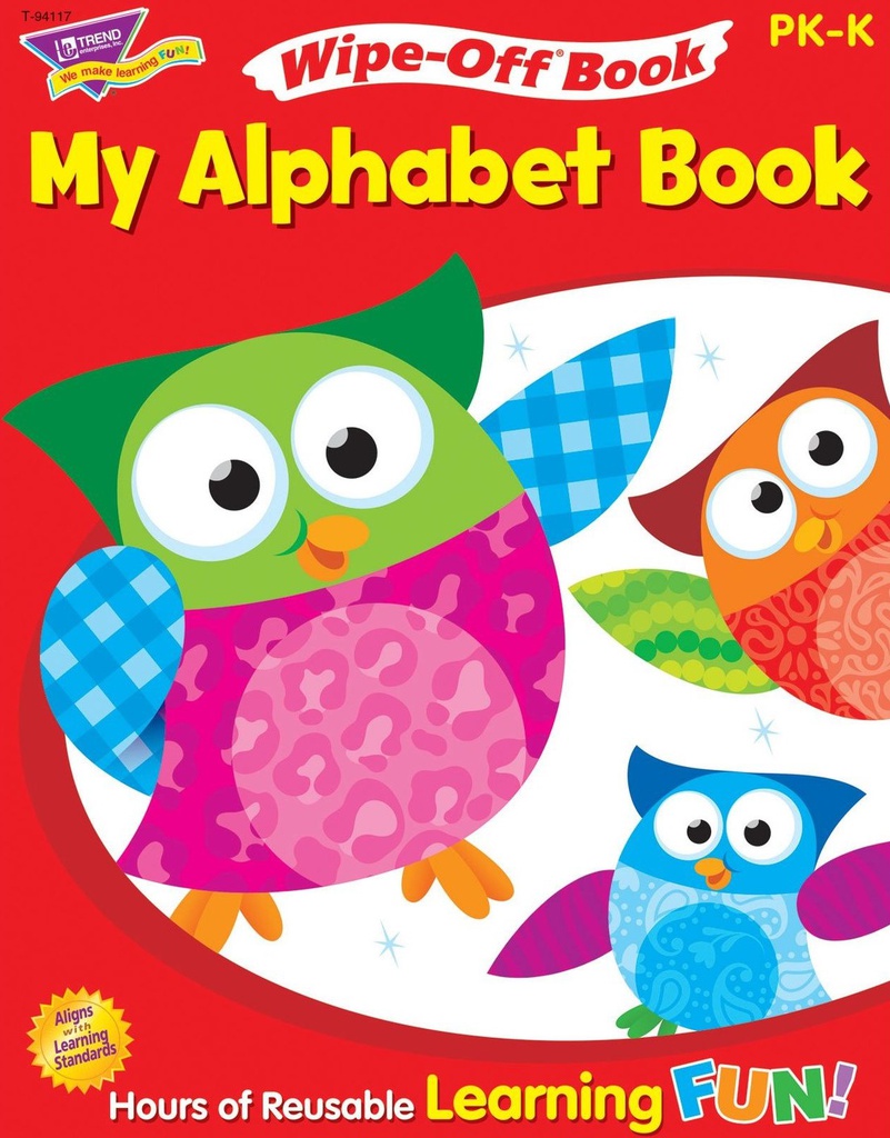 My Alphabet Book Owl-Stars! (Gr:PK-K) Write-on/Wipe-off