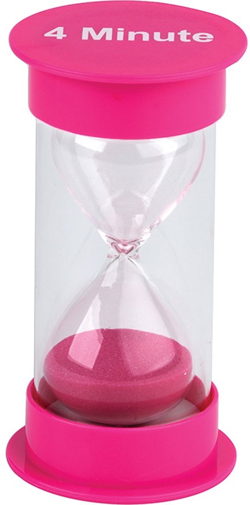 4 Minute Sand Timer - Medium (2.5''x5'')(6.3cmx12.7cm)