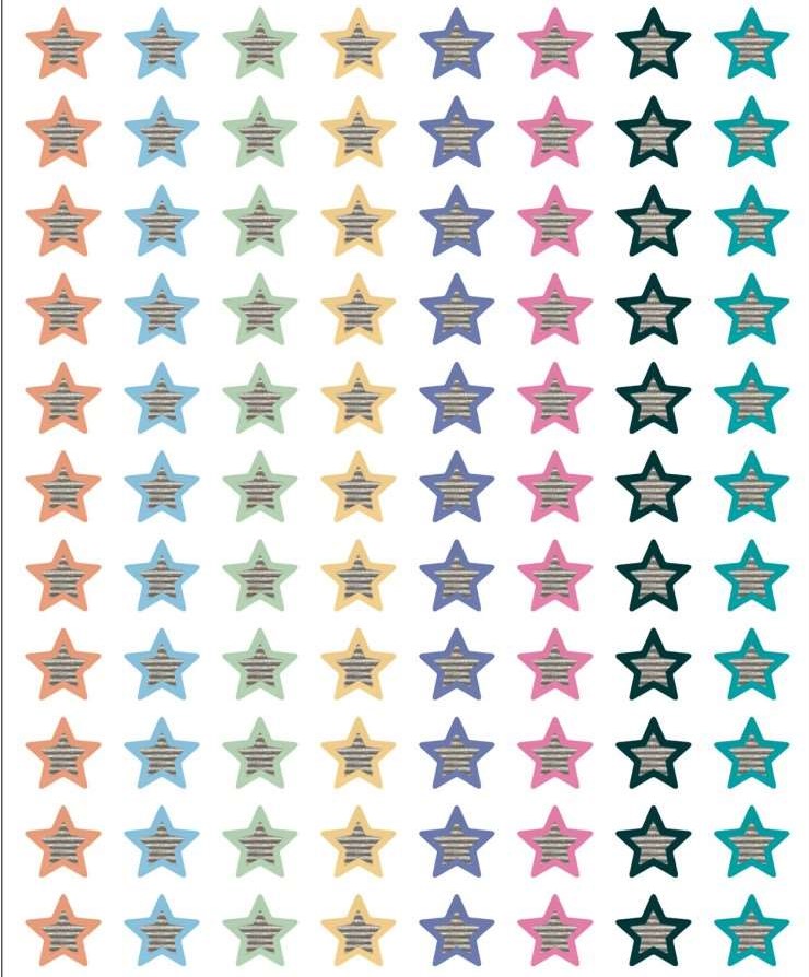 Home Sweet Classroom Stars Mini Stickers Value-Pack(1144stickers)