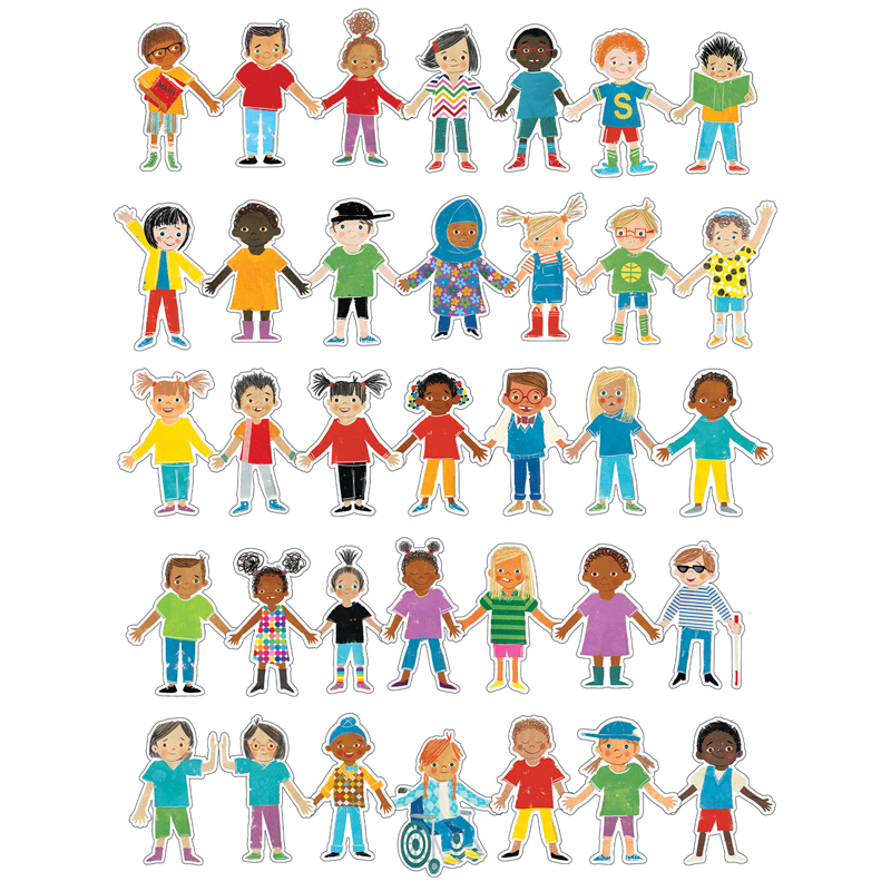 ALL ARE WELCOME KIDS Accents (5.5''-13.9cm) (36 pcs)
