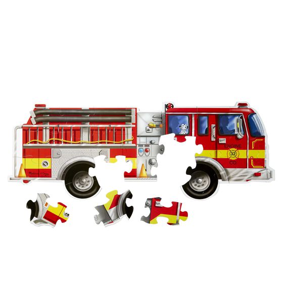 Giant Fire Truck Floor Puzzle (24 pc) (3+yrs)