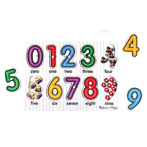 See-Inside Numbers Peg Puzzle (2-5yrs)
