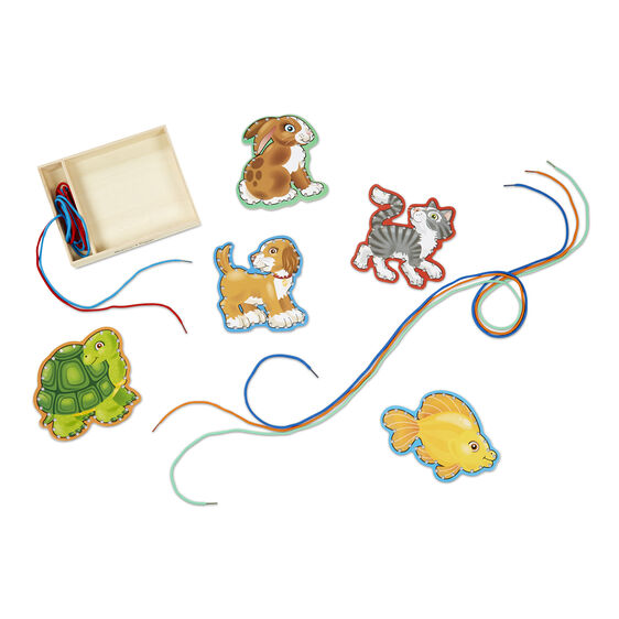Pets Lace &amp; Trace Panels Wooden Toys (3-5yrs)