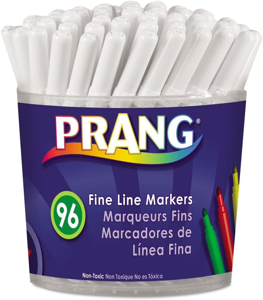 Classic Art Markers, Fine Line - 12 Colors (96pcs) Tub