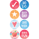 Watercolor Planner Mini Stickers(378stickers)