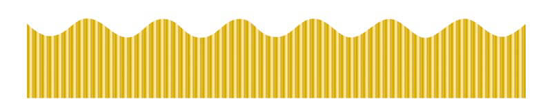 BORDETTE 2.25"x25'  (5.7cmx7.6m) METALLIC GOLD