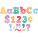 WATERCOLOR (4&quot;-10cm) BOLD BLOCK Letters Combo Pack (230 pcs)