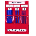 Place Value &amp; Counting POCKET CHART 13&quot; x 18&quot; (33cm x 45.7cm)