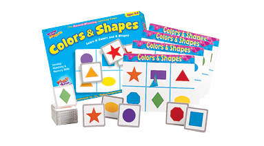 COLORS &amp; SHAPES MATCH ME GAME Ages: 3-6 yrs (48pcs)