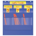 COUNTING CADDIE AND PLACE VALUE POCKET CHART (Gr: K-3) 15&quot; x 17&quot; (38cm x 43cm)