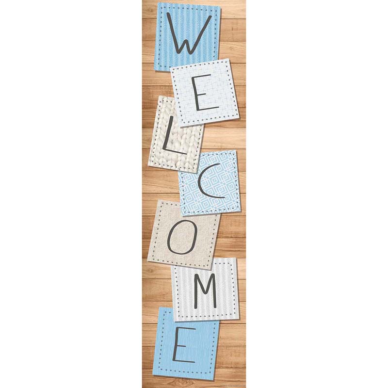 A Close-Knit Class Welcome! vertical Banner (12&quot;x48&quot;) (30.5cmx122cm)  (1pc)