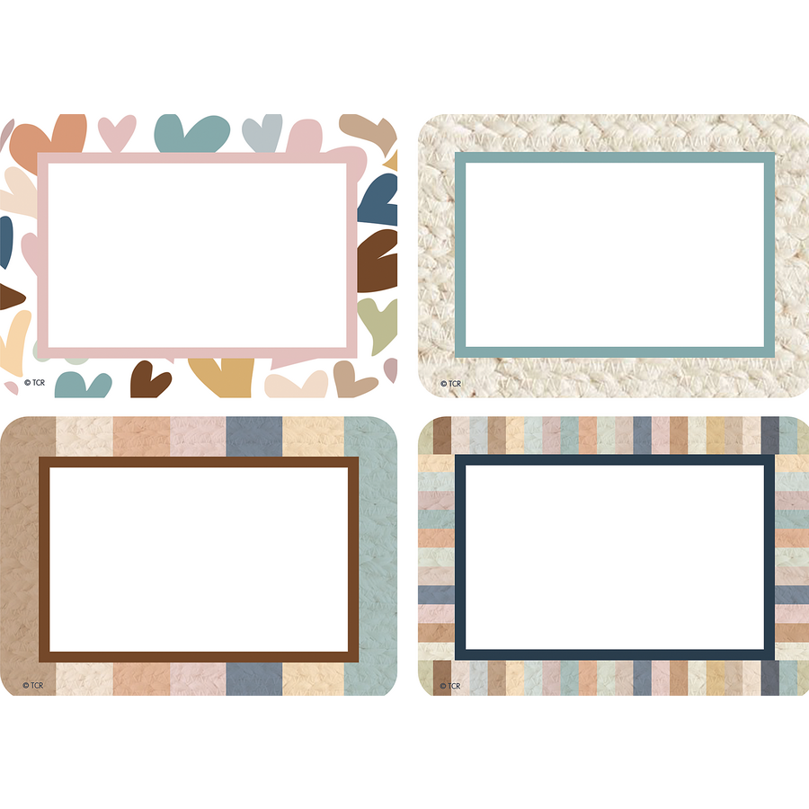 EVERYONE IS WELCOME Name Tags/Labels - (36/pkg)(8.8cmx6.3cm)