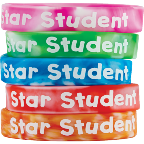 STAR STUDENT FANCY Wristbands (10 pcs) (7.25''-18.4cm)