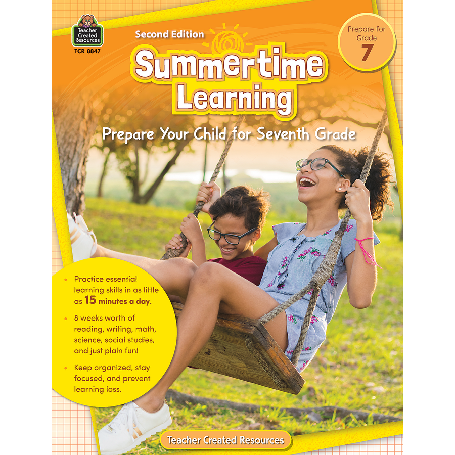 Summertime Learning 2nd Edition (Prep. for Gr: 7)