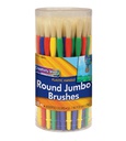 Plastic handled BRUSH JUMBO ASST COLORS- SINGLE