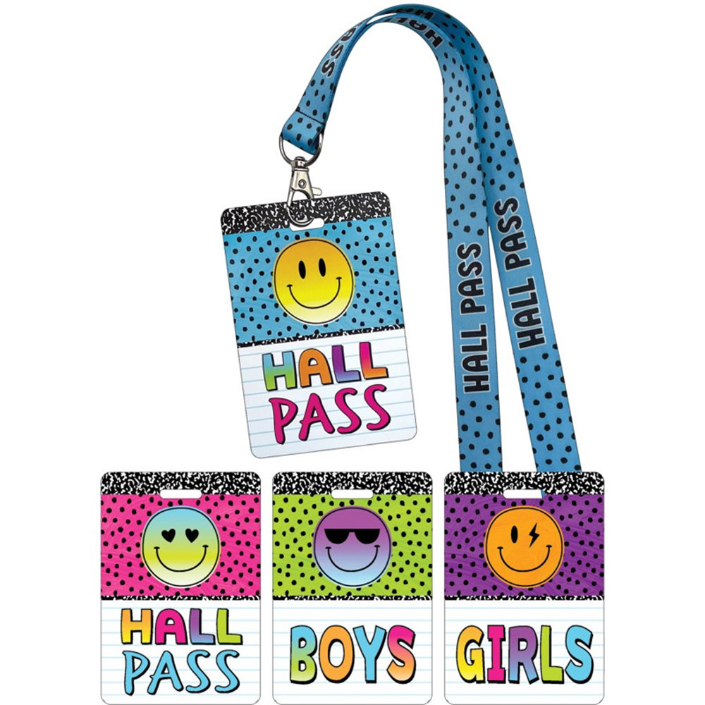 Brights 4Ever Hall Pass Lanyards(tags:2.75''x4.12''-7cmx10.6cm)(lanyards: 0.75''x16.5''-1.9cmx42cm)