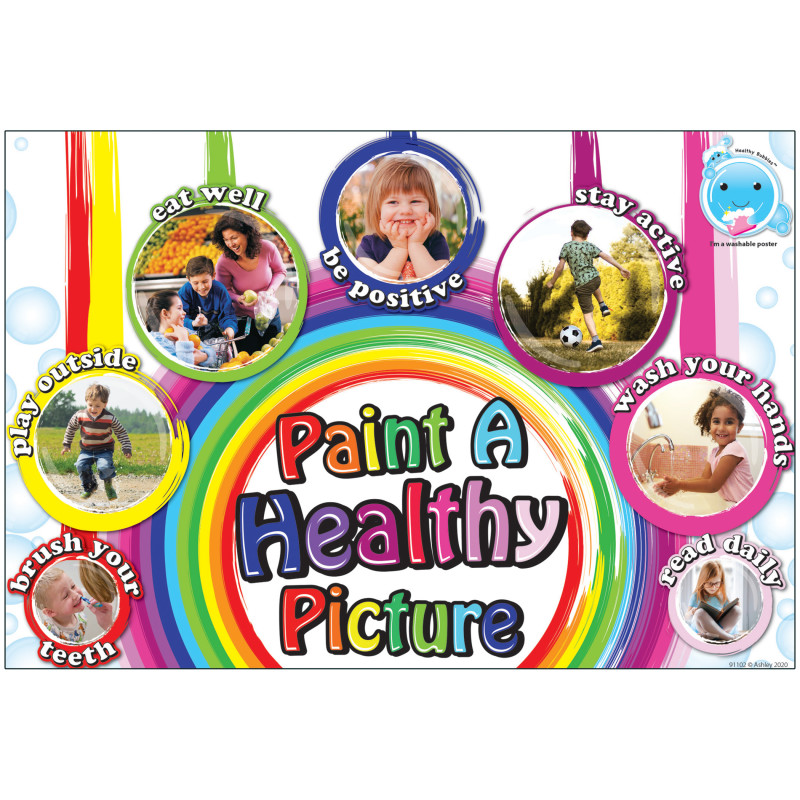 CHART PAINT A HEALTHY PICTURE(13''x19'')(33cmx48.2cm)