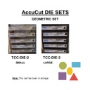ACCUCUT  DIE SETS (2&amp;3) GEOMETRIC SET (10 DIES)