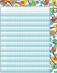[CDX114181] Boho Birds Incentive Chart (55cmx43cm)(21.6''x17")