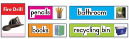 [CDX119016] Classroom Labels: Photographic Quick Stick Bulletin Board Set contains (14''x3.5'')(35.5cmx8.9cm)  (34pcs)