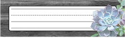 [CDX122041] STYLISH SUCCULENTS DESK NAMEPLATES (24cm x 7cm)(9.5''x2.8'')(36pcs)