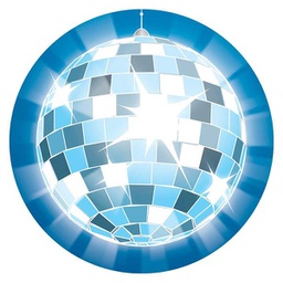 [CDX188035] Disco Ball Two-Sided Decoration  (15''-38cm)