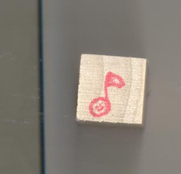 [CEX1273] MUSIC NOTE INCENTIVE STAMP (4cmHx1.2cmLx1.2cmW)(1.5''x0.4''x0.4'')