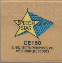 [CEX150] Speech Star Stamps (3.8''x2.3'')(3+yrs)(9.6cmx5.8cm)