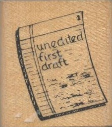 [CEXD494] Rubber Stamp, Unedited First Draft (1.8''x1.5'')(4.5cmx3.8cm)