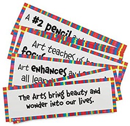 [CRPX1878] WHY WE TEACH ART DISPLAY CARDS (7cmx5cm)(2.7''x1.9&quot;)