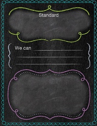 [CTPX1021] LEARNING STANDARDS CHART (CHALK) (55cmx43cm)(21.6''x17'')