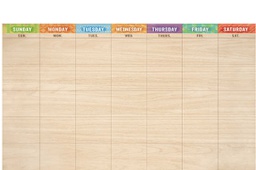 [CTPX1482] Upcycle Style Calendar Chart (56cmx70cm)(22''x27.5'')