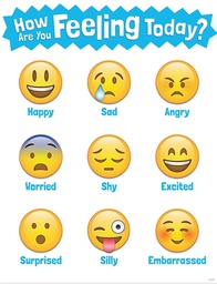 [CTPX5385] How Are You Feeling Today? Chart (Emojis) (55cmx43cm)(21.6''x17'')