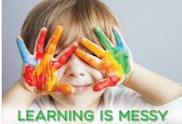 [CTPX7263] Learning is Messy Stem Inspire U Poster (Gr: PreK-1)(18.8''x13'') (48cmx33.5cm)