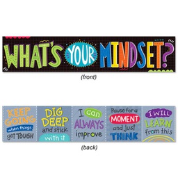 [CTP8151] WHAT'S YOUR MINDSET? BANNER (3ft=91.4cm) (1pc double-sided)