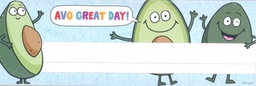 [CTP8460] So Much Pun! AvoGreat Day! Nameplate(36pcs)(9.5''x3.25'')(24cmx8.2cm)