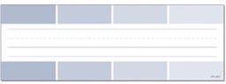 [CTPX4460] SLATE GRAY PAINT CHIP NAMEPLATES (9.4''x3.2'')(24.1cmx8.2cm) (36 pcs)