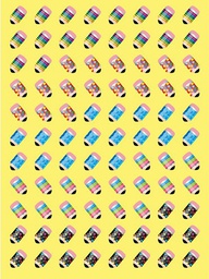 [CTPX7167] Pencils Hot Spots Stickers (880 Stickers) (0.4''-1cm)