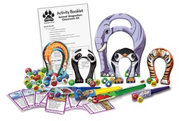[DOX736801] MAGNET FRIENDS BIG PACK WILDLIFE ANIMAL MAGNETISM (8''-20.3cm)(4+yrs) (58pcs)