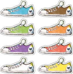 [EPX62014] Pete the Cat Groovy Shoes Magnetic Accents Write-on/ Wipe-off (4&quot;-10cm)(16 pcs)