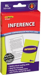 [EP63064] Reading Comprehension Practice Cards: Inference (RL:3.5-5.0)(Blue Level)(54cards)