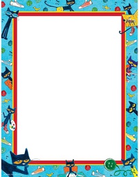[EP63940] Pete the Cat Computer Paper ( 8.5&quot; x 11'')(21.5cmx27.9cm)(50sheets)