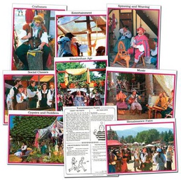 [EPX168] Renaissance Photo Activity Cards (28''x21'')(11''x8.2'')(8 study photo)(all ages)