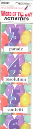 [EPX301] January for calendar grid or pocket chart (5.5''x3.6'')(7.5cmx28cm) (9 pcs)