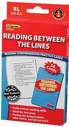 [EPX3421] Reading Between the Lines,Practice Cards (Red Level)(RL:3.5-5.0)54 Cards