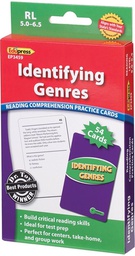 [EPX3459] Reading Comprehension Identifying Genres Practice Cards, (Green Level)(RL:5.0-6.5) 54 cards