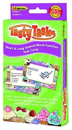 [EPX3671] Tasty Task Cards, Informational Text Features 96 Practice Question (48 double sided cards)(Gr:2+)